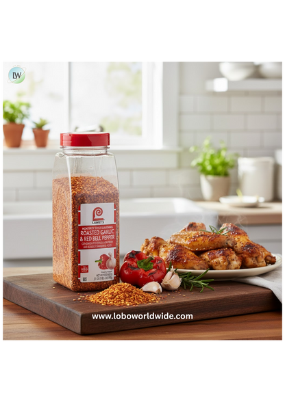 Lawry's 21 oz. Roasted Garlic and Red Bell Pepper Monterey-Style Seasoning