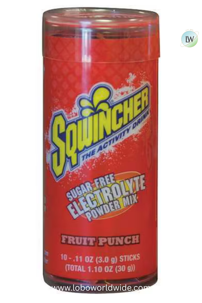 Sqwincher Qwik Stik(TM) Sugar Free Drink Mix Powder 20 oz Yield Per 0.11 oz Unit,Pk10(Various Flavours)