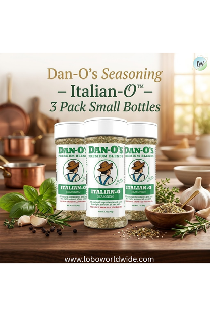 Dan-O's Seasoning - Italian-O™ - 3 Pack Small Bottles