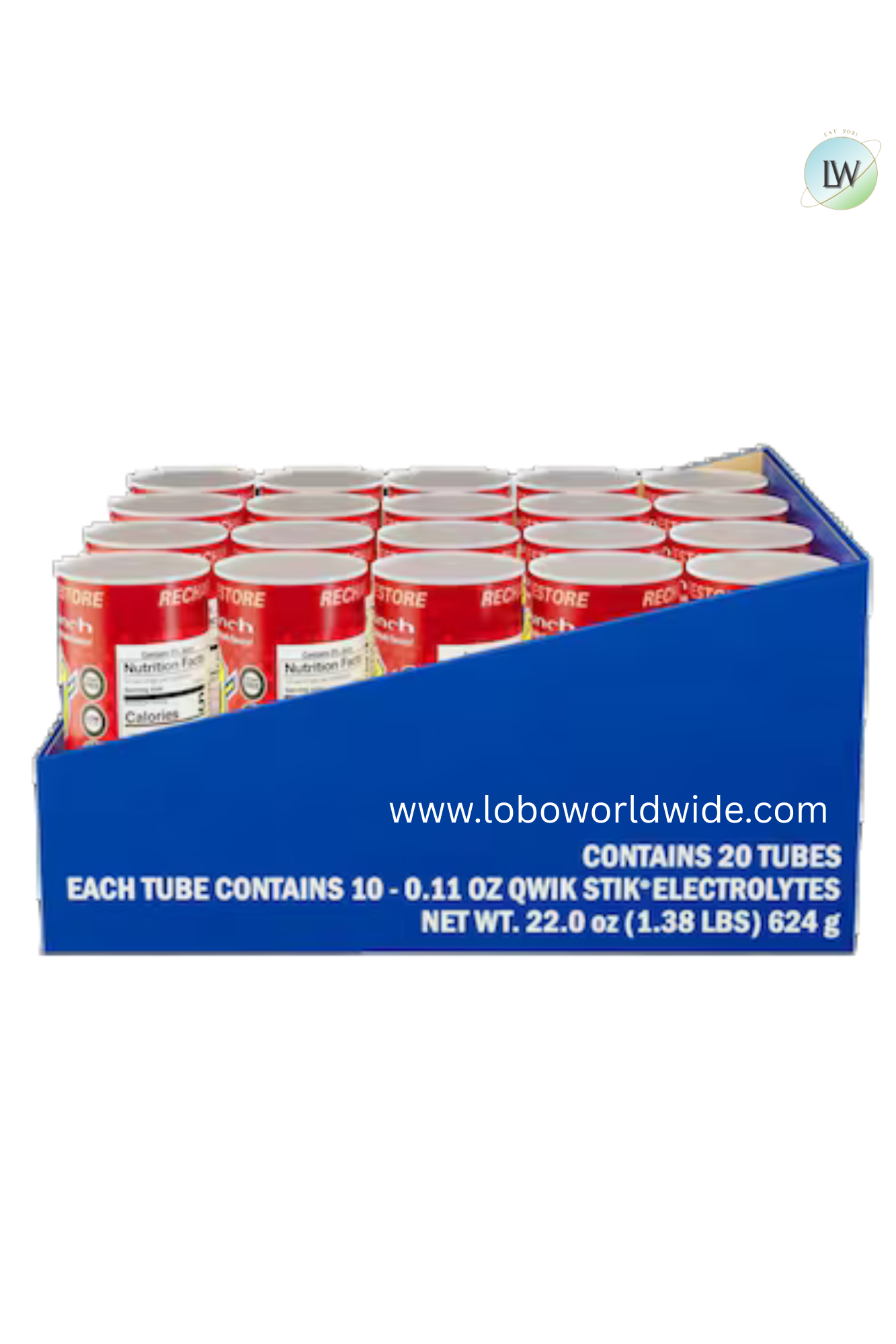 Sqwincher Qwik Stik(TM) Sugar Free Drink Mix Powder 20 oz Yield Per 0.11 oz Unit,Pk10(Various Flavours)