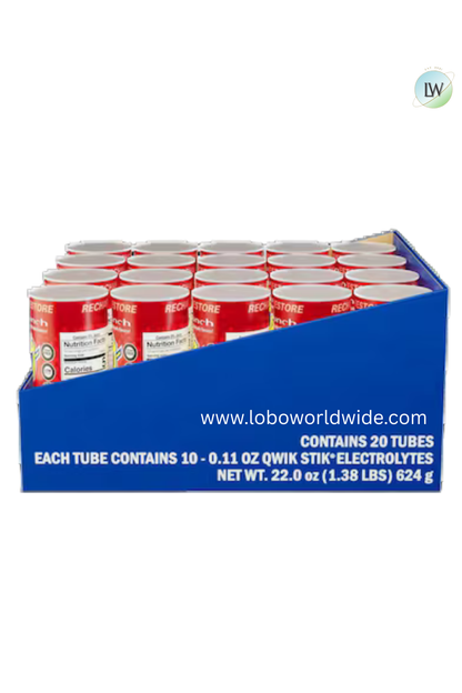 Sqwincher Qwik Stik(TM) Sugar Free Drink Mix Powder 20 oz Yield Per 0.11 oz Unit,Pk10(Various Flavours)