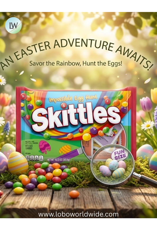 Skittles Original Fun Size Impossible Egg Hunt Easter Candy - 10.72 oz Bag
