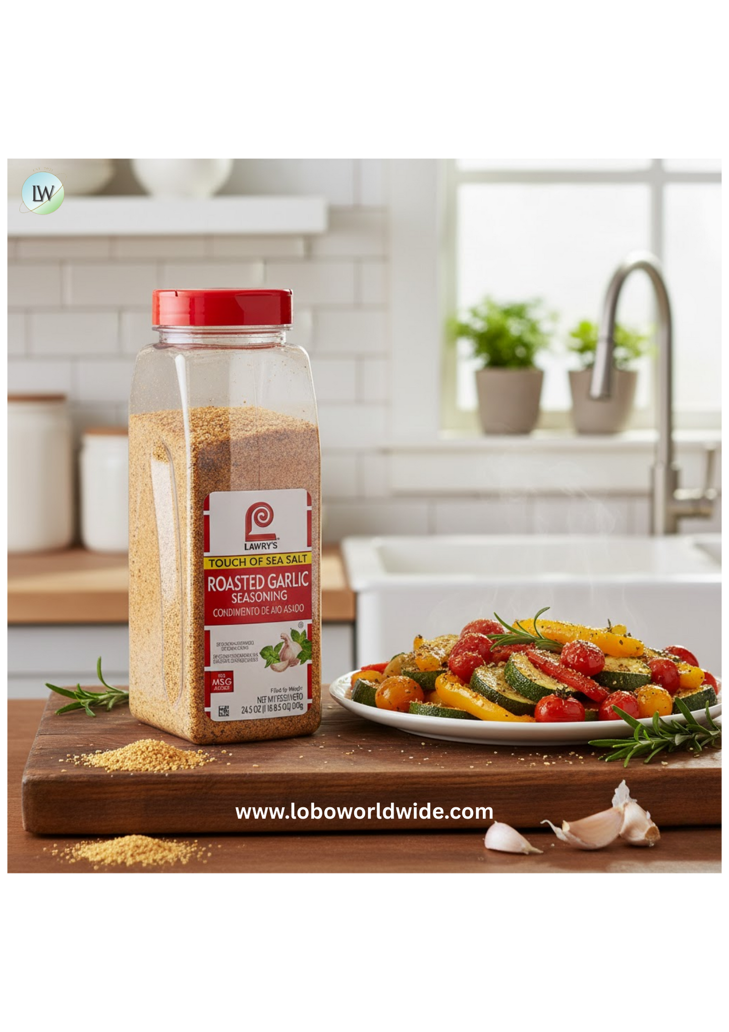 Lawry's 24.5 oz. Roasted Garlic Seasoning