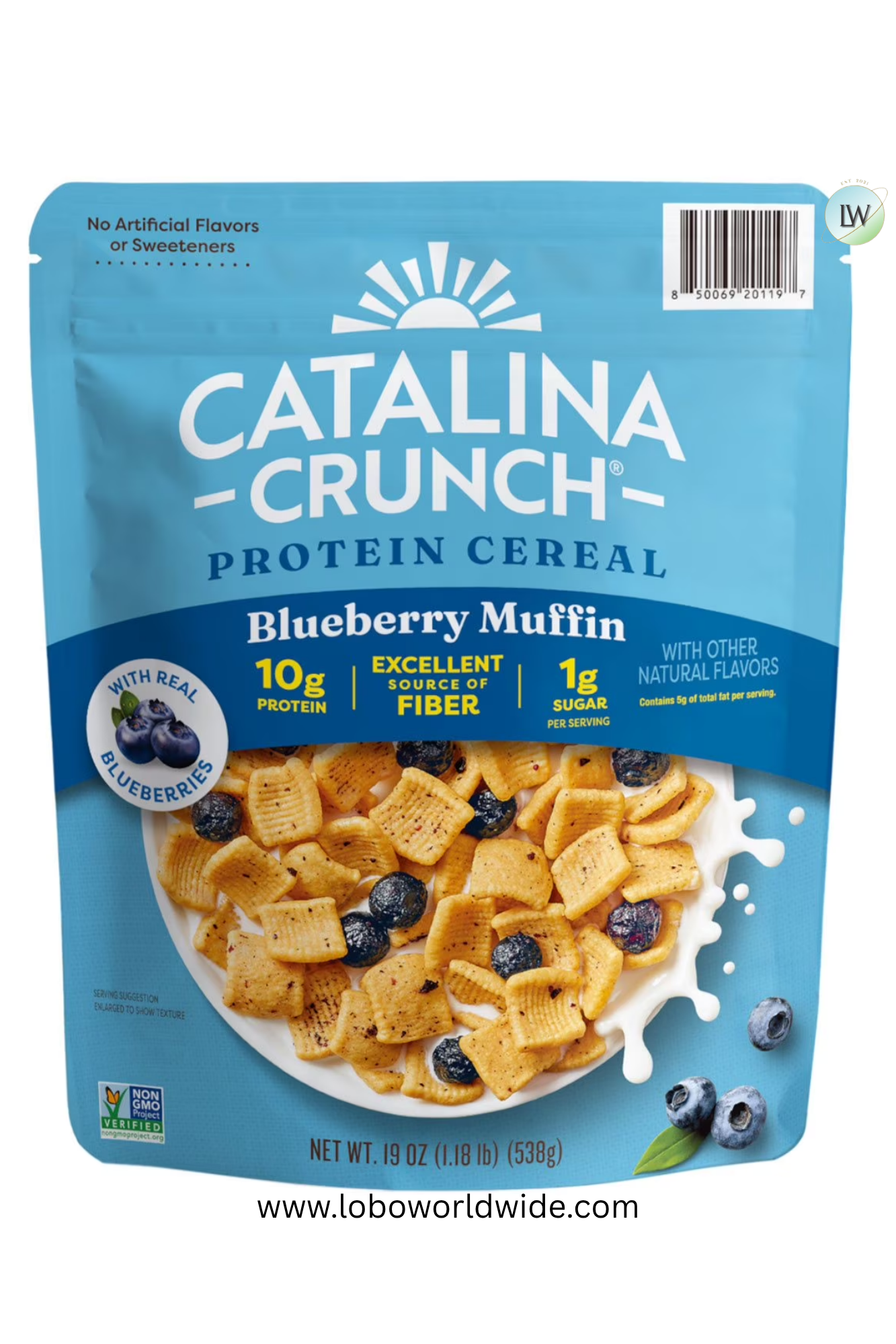 Catalina Crunch Blueberry Muffin Cereal, 19 oz.