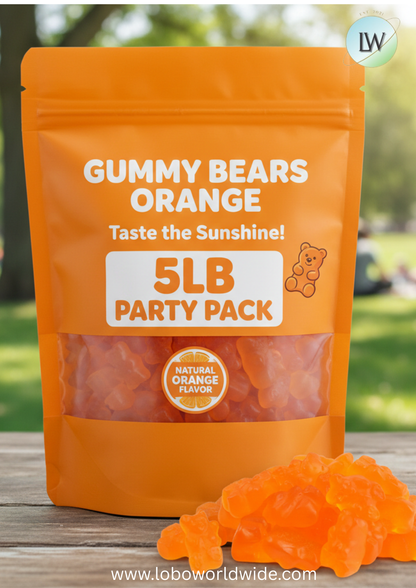 Gummy Bears Orange(Various Sizes)