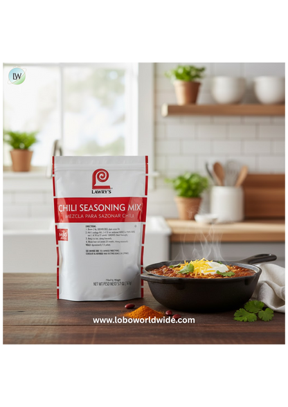Lawry's 5.7 oz. Chili Seasoning Mix - 6/Case