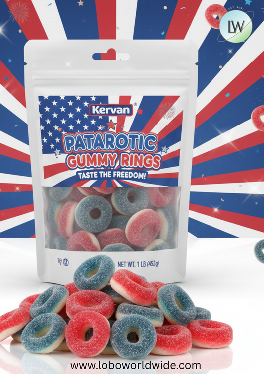 Patriotic Gummy Rings Kervan(Various Sizes)