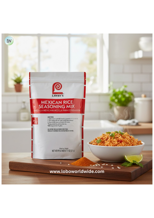Lawry's 11 oz. Mexican Rice Seasoning Mix - 6/Case