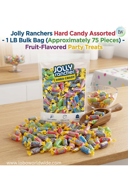 Jolly Ranchers Hard Candy Assorted - Fruit-Flavored Party Treats