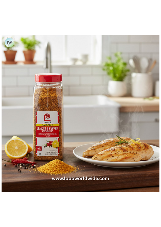 Lawry's 19 oz. Salt-Free Lemon and Pepper Seasoning