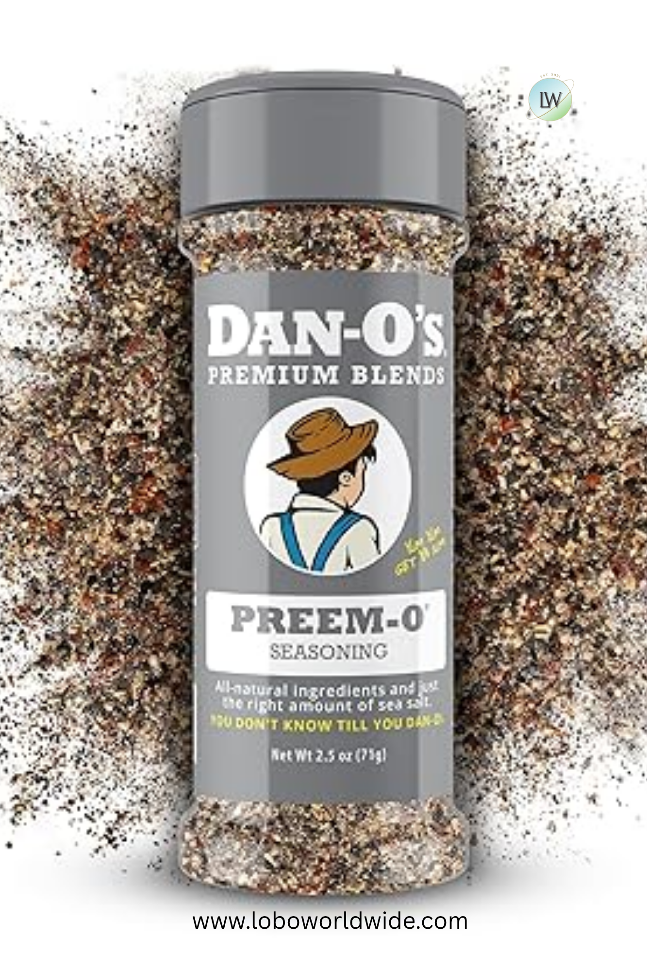 Dan-O's® Preem-O® Seasoning - Small bottle (3.4 oz)