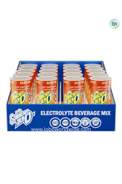 Sqwincher Qwik Stik(TM) Sugar Free Drink Mix Powder 20 oz Yield Per 0.11 oz Unit,Pk10(Various Flavours)