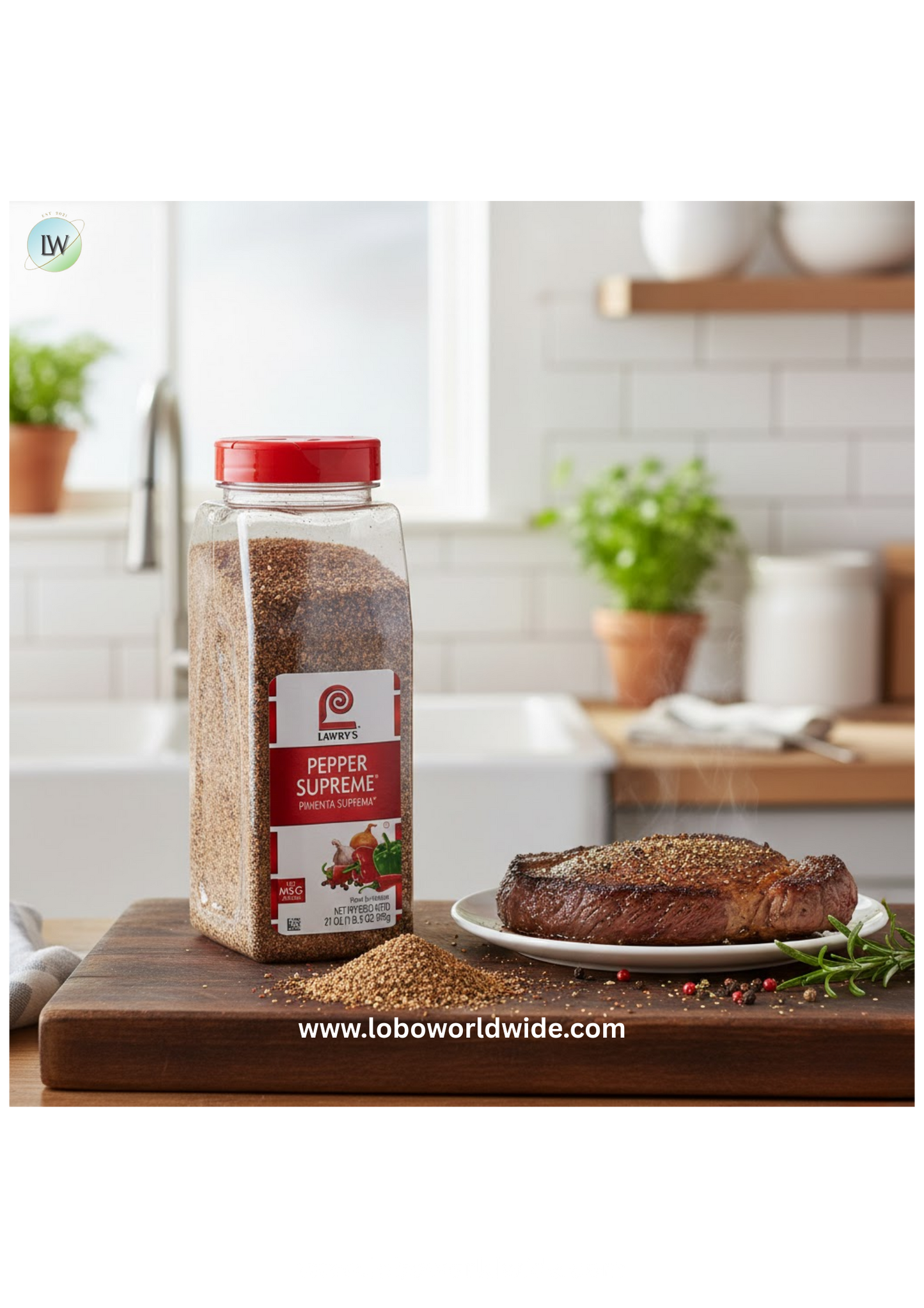 Lawry's 21 oz. Pepper Supreme Seasoning