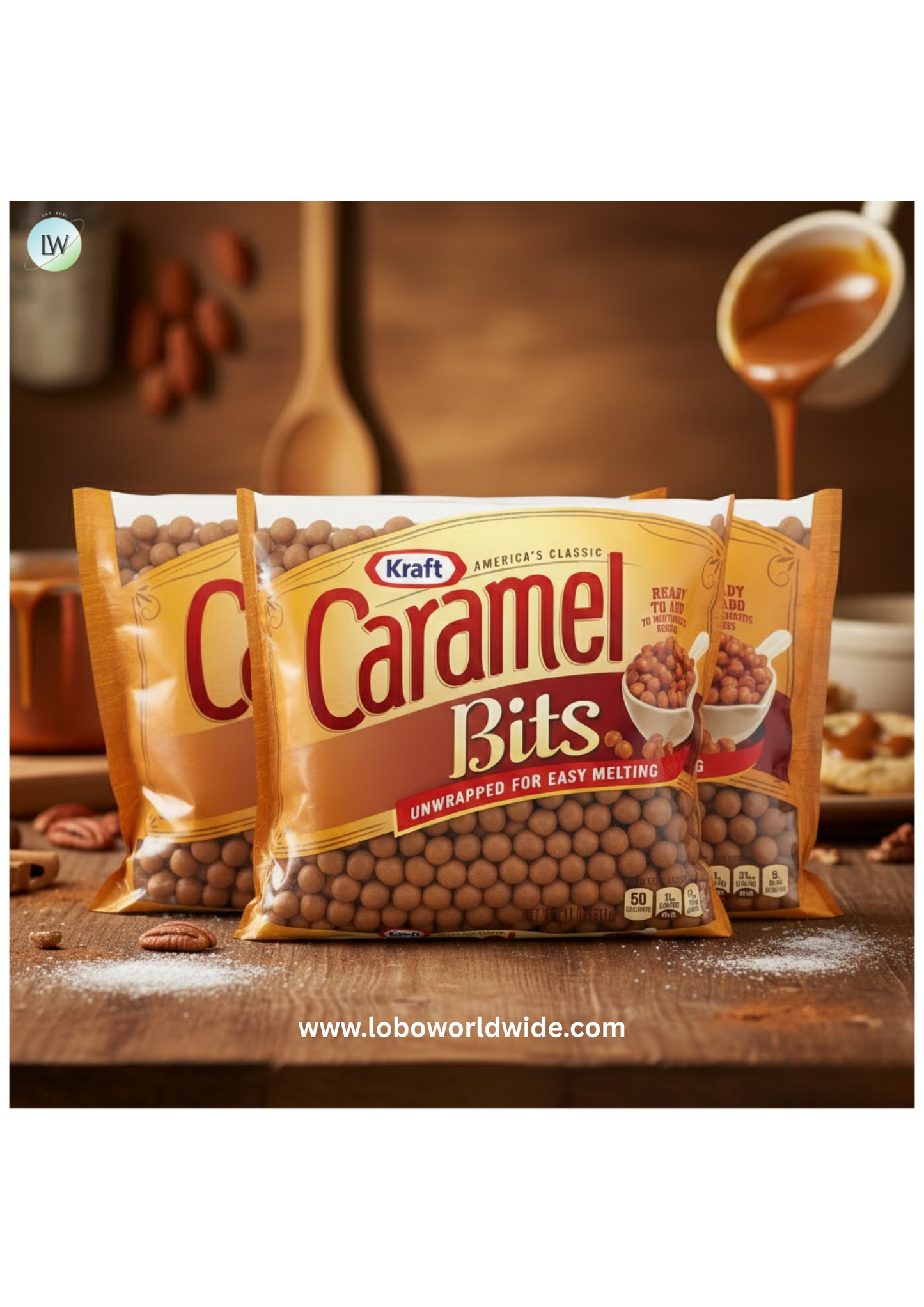 Kraft America's Classic Unwrapped Candy Caramel Bits , 11 oz Bag(various packs)