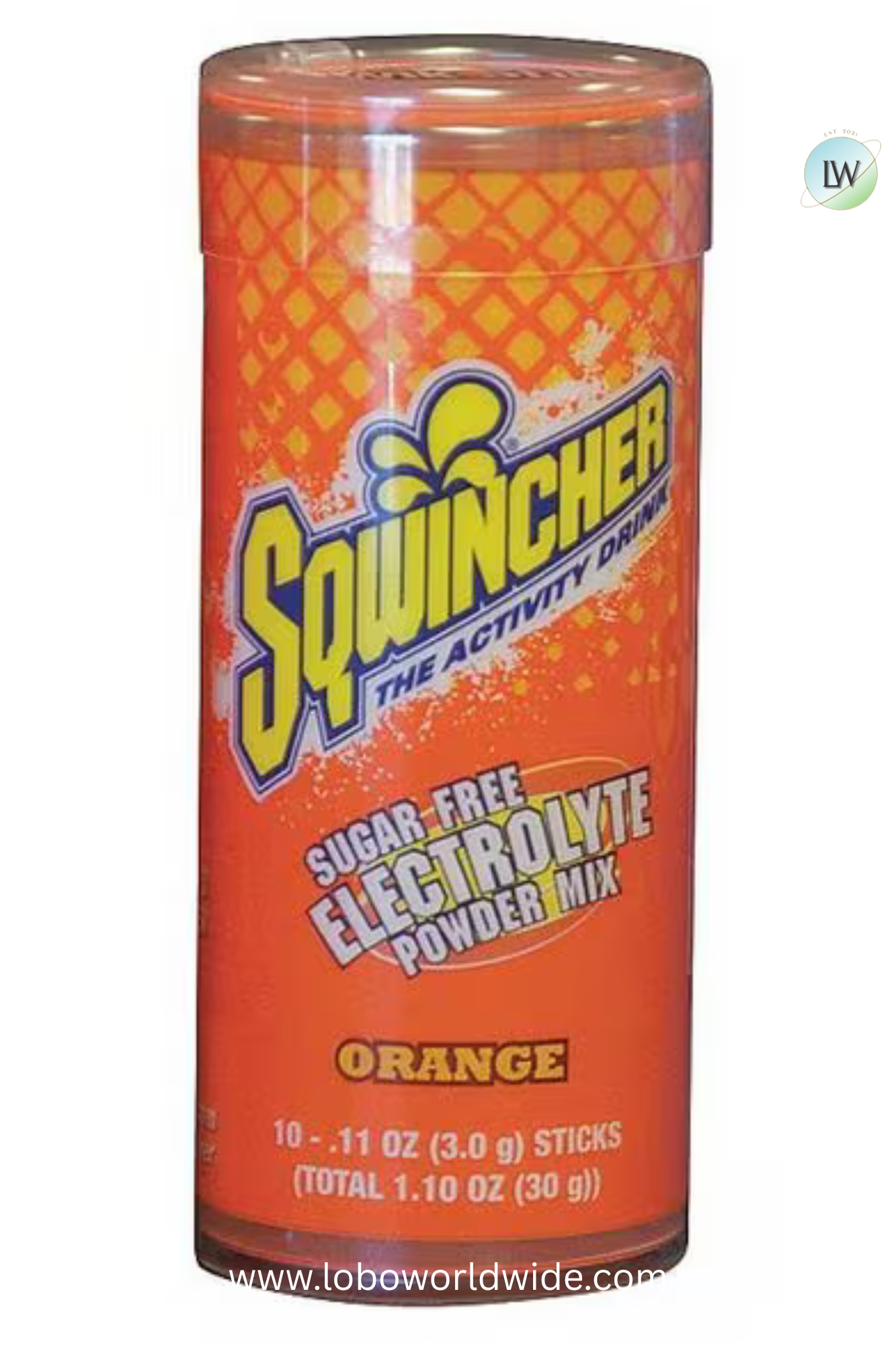 Sqwincher Qwik Stik(TM) Sugar Free Drink Mix Powder 20 oz Yield Per 0.11 oz Unit,Pk10(Various Flavours)