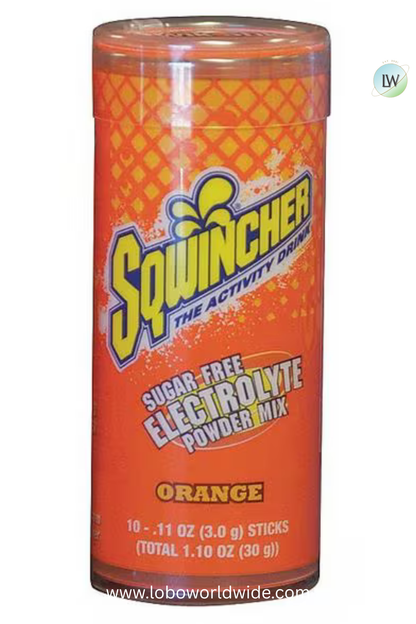 Sqwincher Qwik Stik(TM) Sugar Free Drink Mix Powder 20 oz Yield Per 0.11 oz Unit,Pk10(Various Flavours)