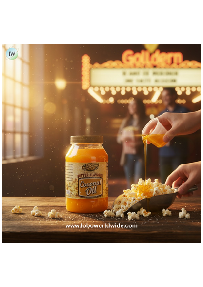 Golden Barrel 32 oz. Butter Flavored Coconut Oil - 12/Case