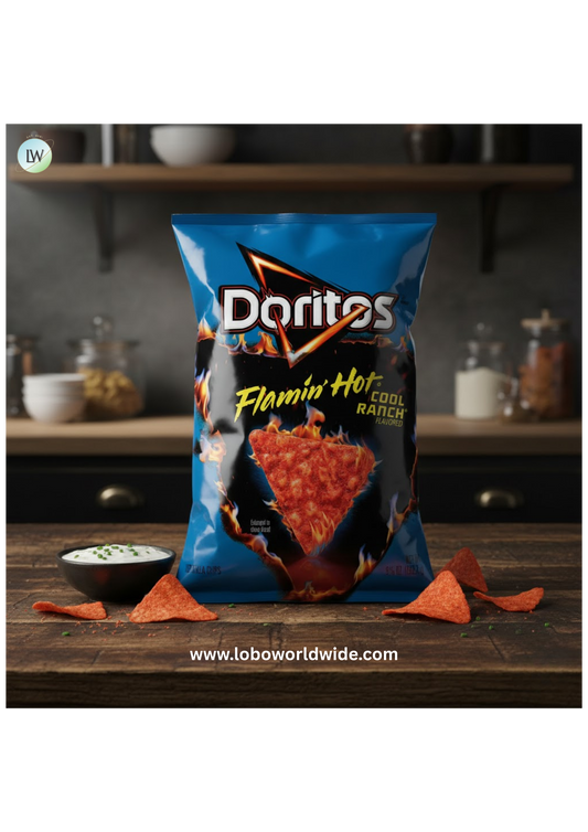 Doritos Flamin' Hot Cool Ranch Flavored Tortilla Chips, 9.25 oz Bag