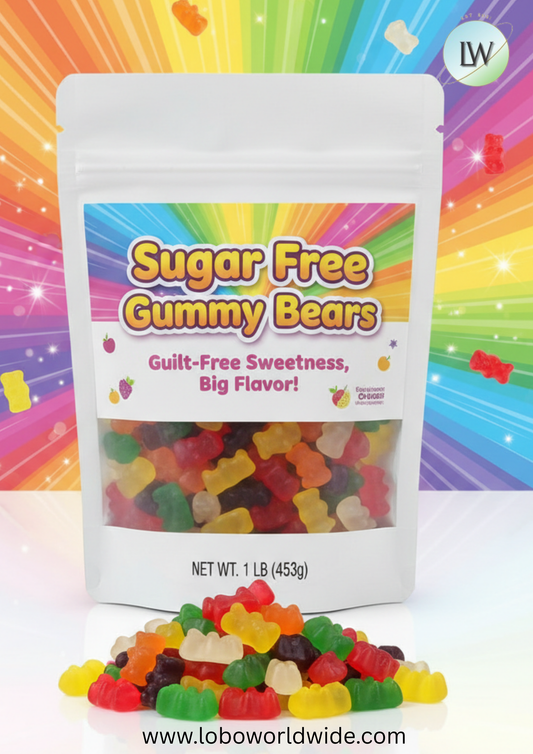 Sugar Free Gummy Bears(Various Sizes)