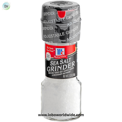 McCormick Sea Salt Grinder 2.12 oz. (various sizes)