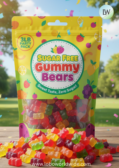 Sugar Free Gummy Bears(Various Sizes)