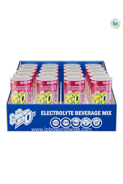 Sqwincher Qwik Stik(TM) Sugar Free Drink Mix Powder 20 oz Yield Per 0.11 oz Unit,Pk10(Various Flavours)