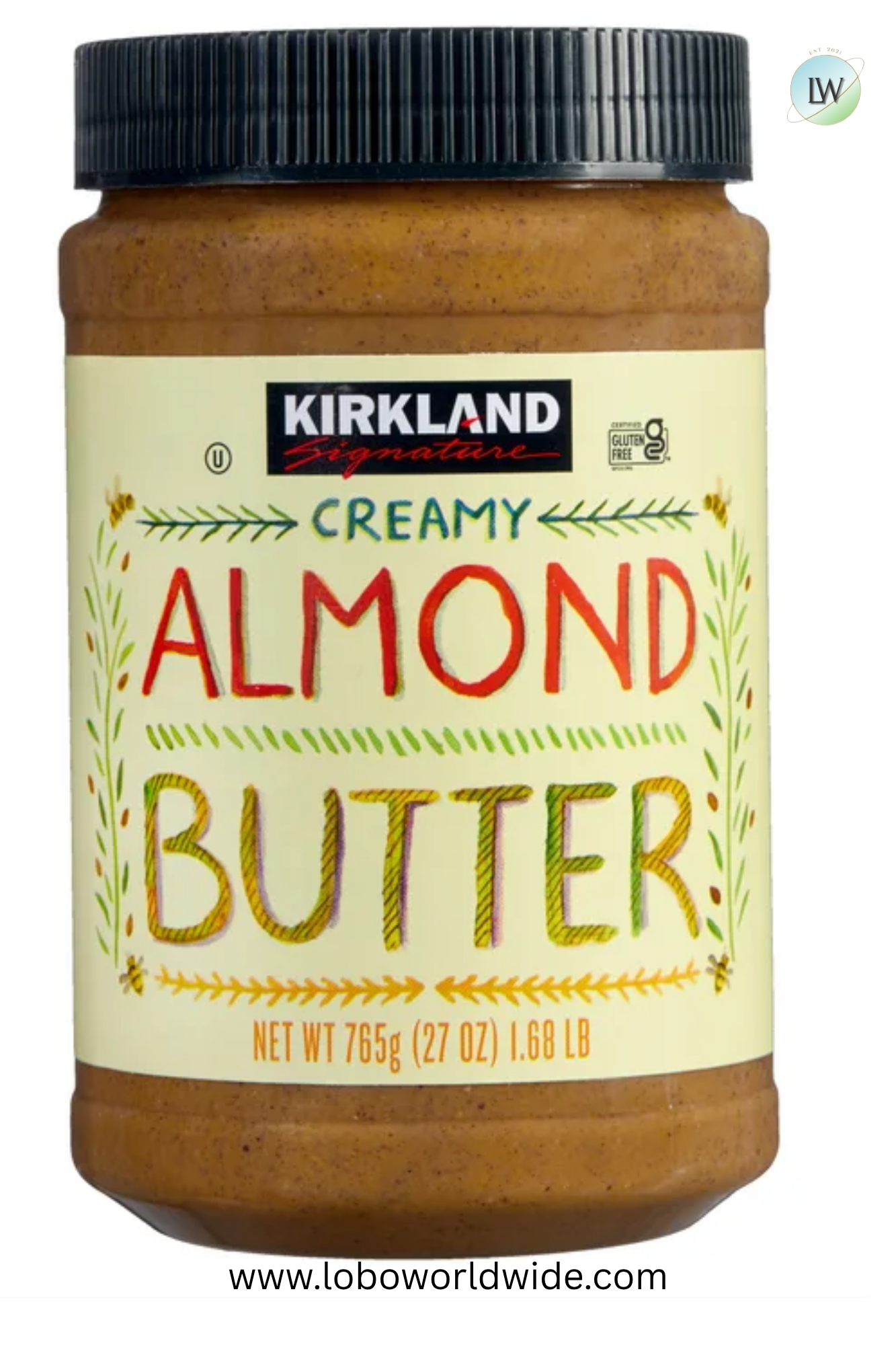 Kirkland Signature Creamy Almond Butter, 27 oz