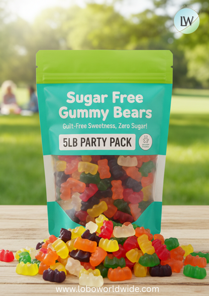 Sugar Free Gummy Bears(Various Sizes)