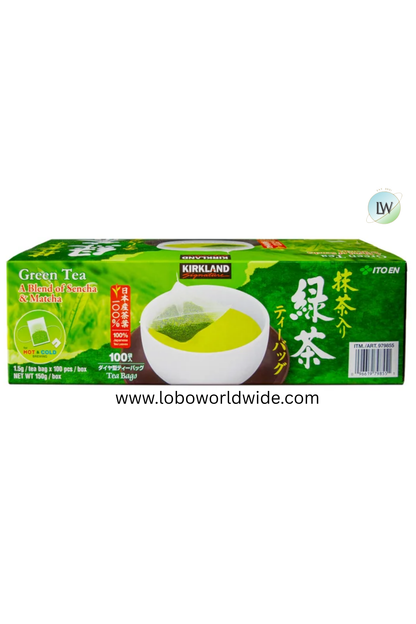 Kirkland Signature Green Tea Bags, 1.5 g, 100-count