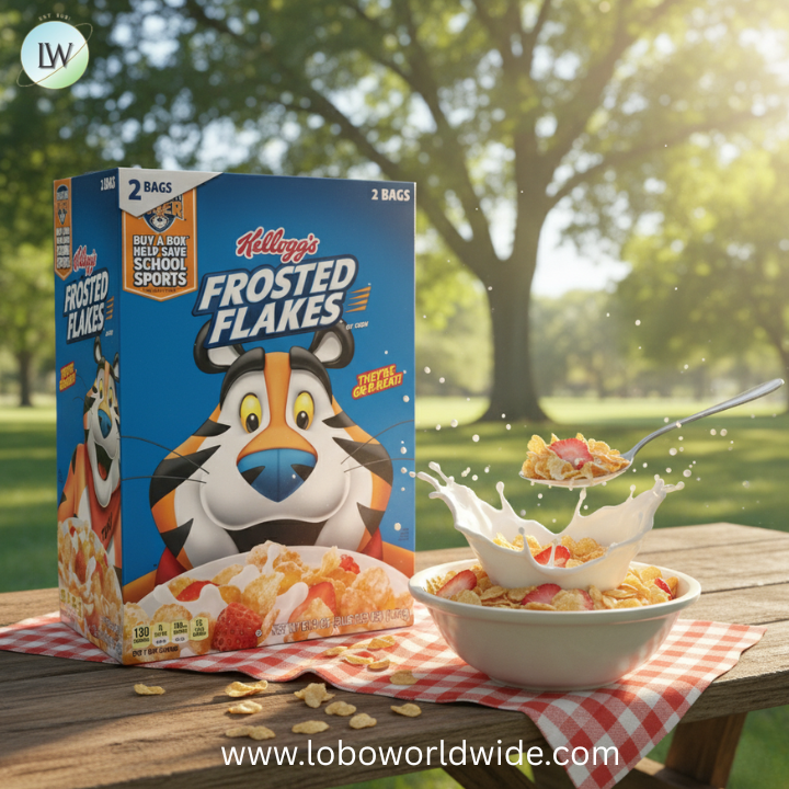 Kellogg's Frosted Flakes Cereal, 30.95 oz, 2-count