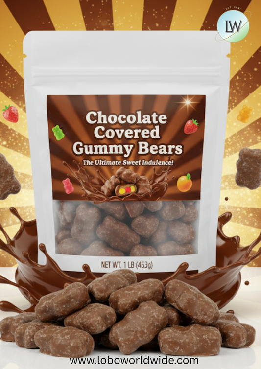 Chocolate Covered Gummy Bears(Various sizes)