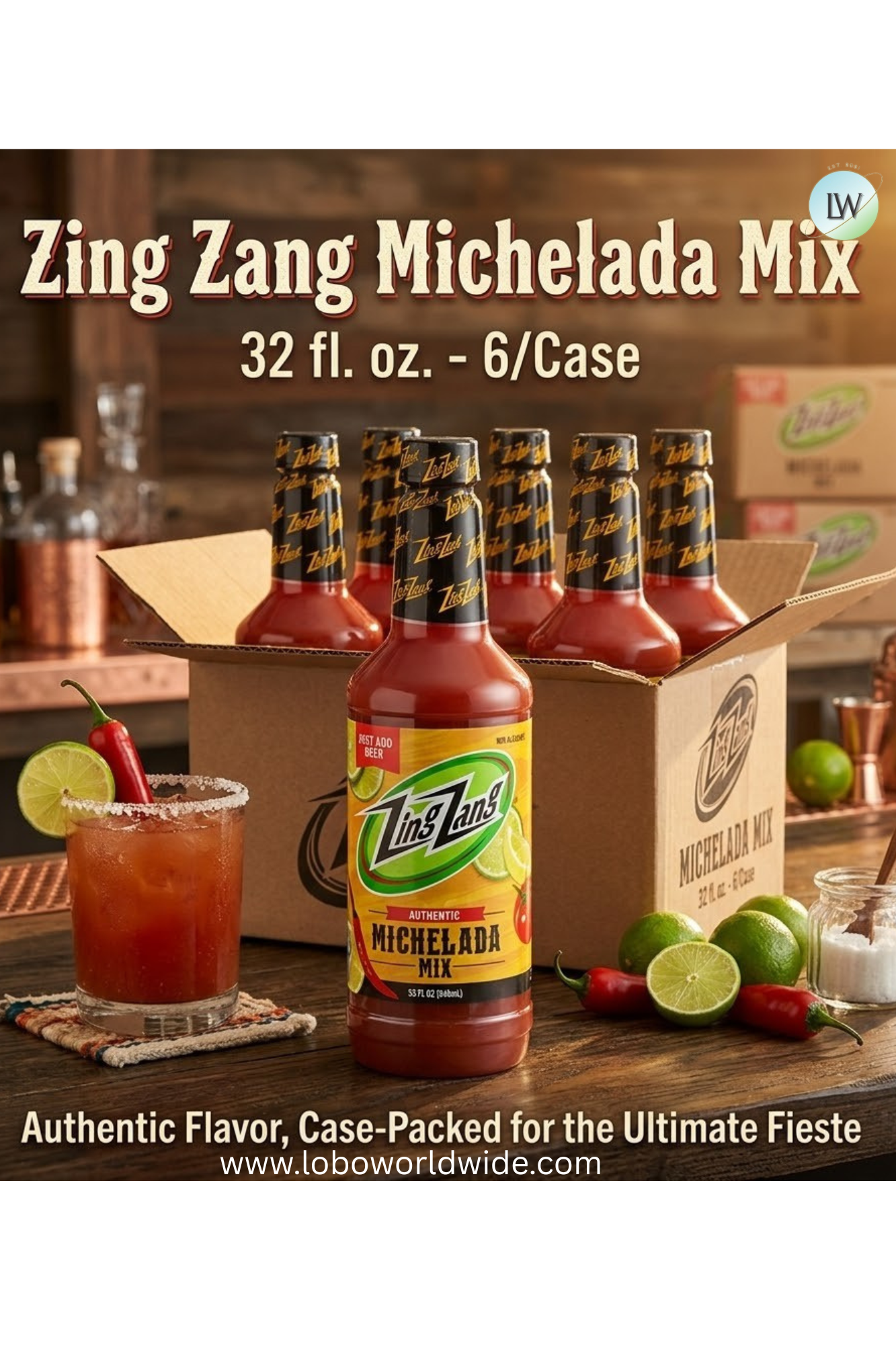 Zing Zang Mix 32 fl. oz. - 6/Case