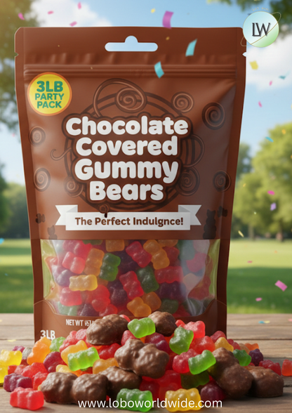 Chocolate Covered Gummy Bears(Various sizes)