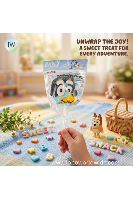 Galerie Bluey Marshmallow Pop, 0.88 Ounces - Pack of 5