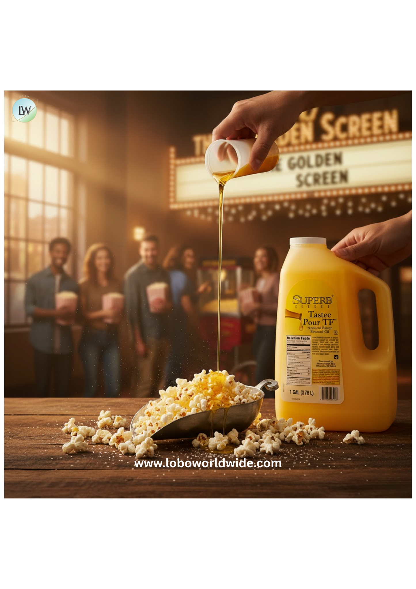 Superb Select 1 Gallon Liquid Butter Flavored Oil Alternative