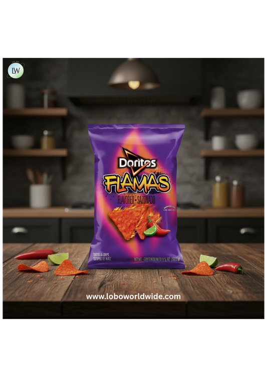 Doritos Tortilla Chips Flamas Flavored Snack Chips, 9.25 Ounce Bag