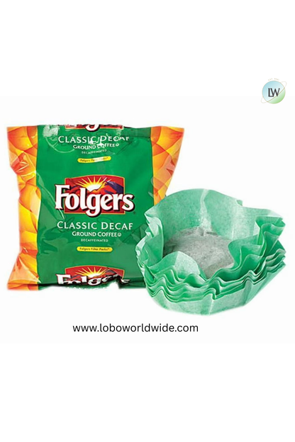 Folgers Coffee Filter Packs Decaffeinated Classic Roast, 0.9oz, (Pack of 40)