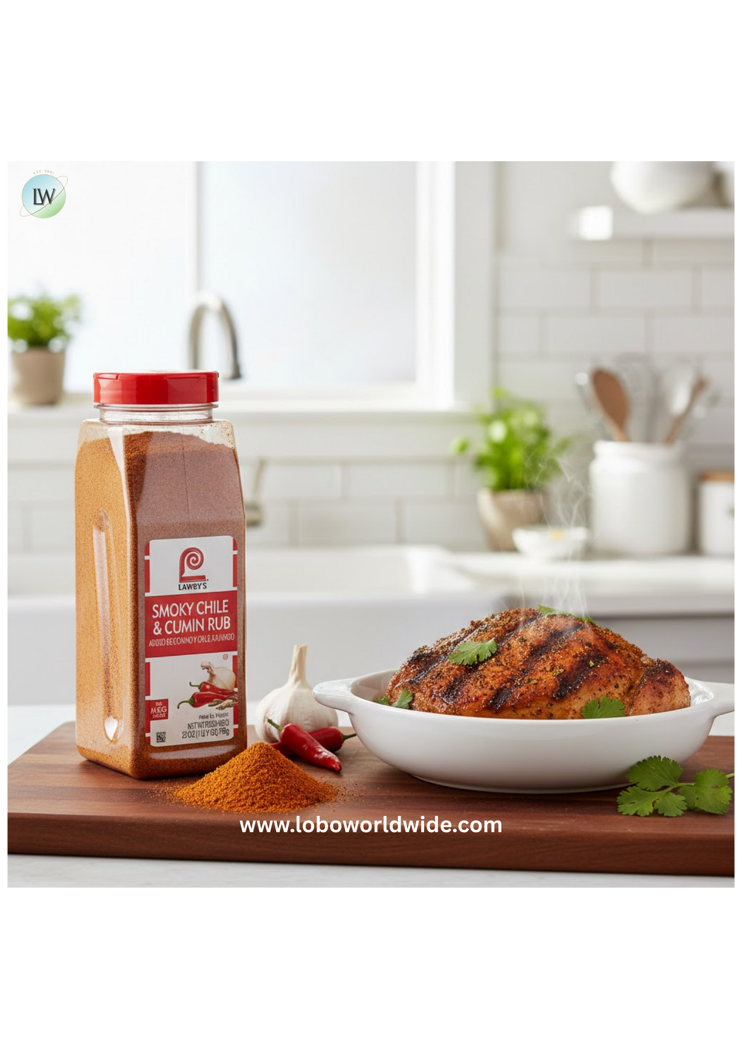 Lawry's 25 oz. Smoky Chile and Cumin Rub