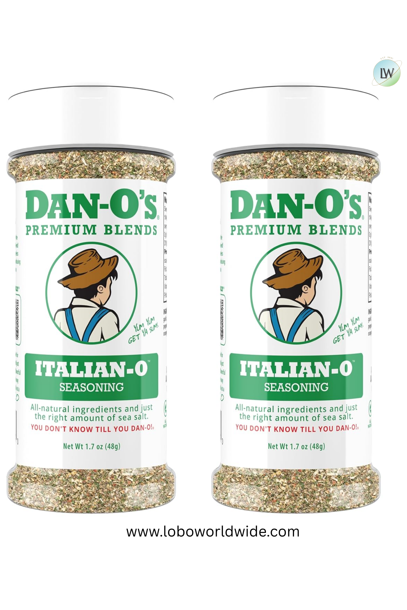 Dan-O's, Small Bottles, 2 Pack, Includes Cheesoning and Jalapeño Cheesoning Seasonings, Sugar Free, Zero Calorie