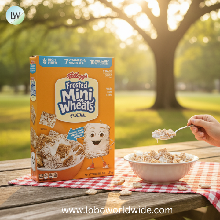Kellogg's Frosted Mini-Wheats Original Breakfast Cereal, 2 pk.