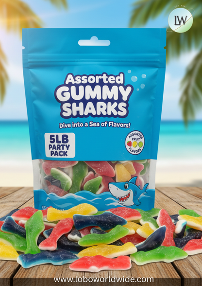 Assorted Gummy Sharks(Various Sizes)
