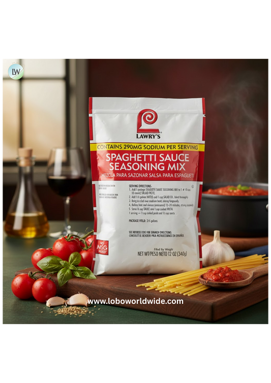 Lawry's 12 oz. Spaghetti Sauce Seasoning Mix - 6/Case