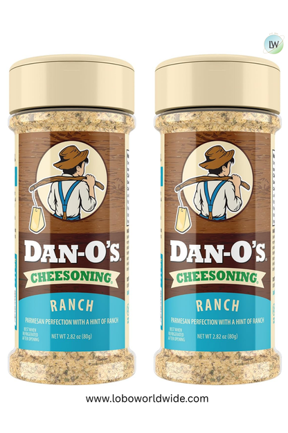 Dan-O's, Small Bottles, 2 Pack, Includes Cheesoning and Jalapeño Cheesoning Seasonings, Sugar Free, Zero Calorie