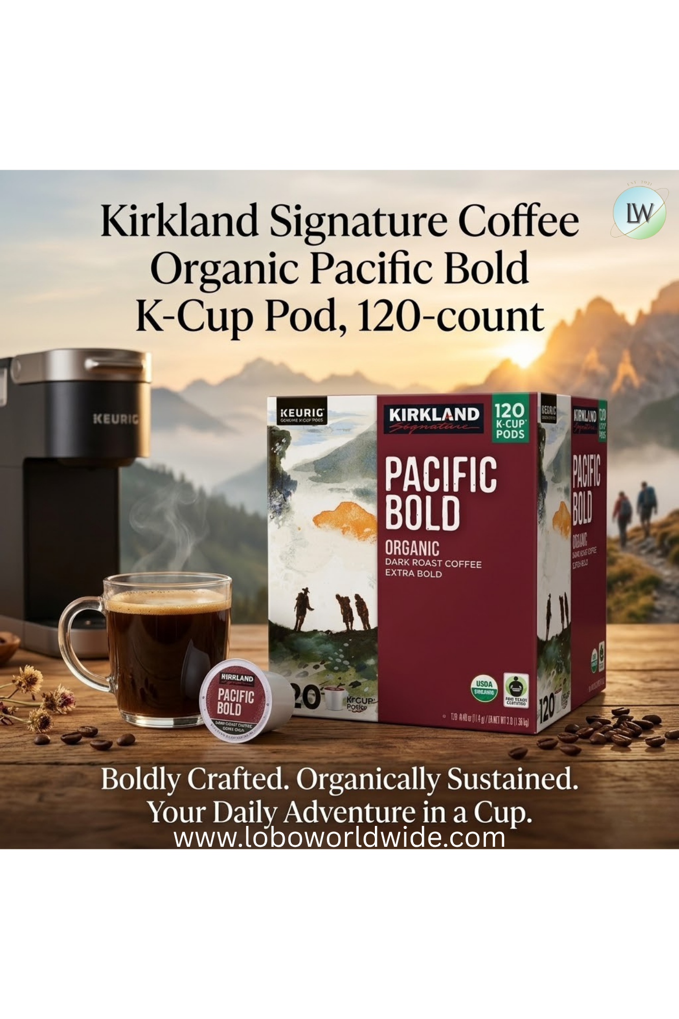 Kirkland Signature Coffee K-Cup Pod, 120-count