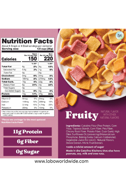 Catalina Crunch Protein Cereal, 8 oz
