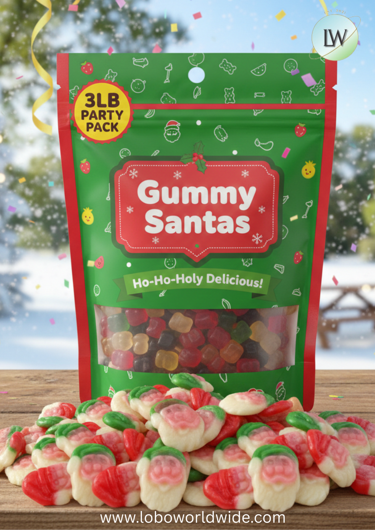 Gummy Santas(Various Sizes)