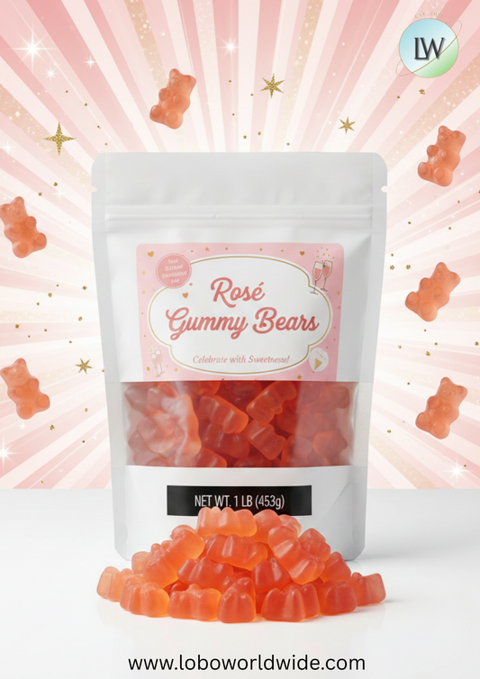 Rosé Gummy Bears(Various Sizes)