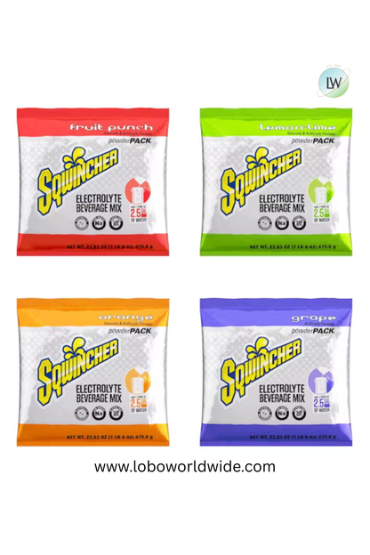 Sqwincher Sports Drink Mix Powder 2.5 gal., Assorted Flavors, PK32