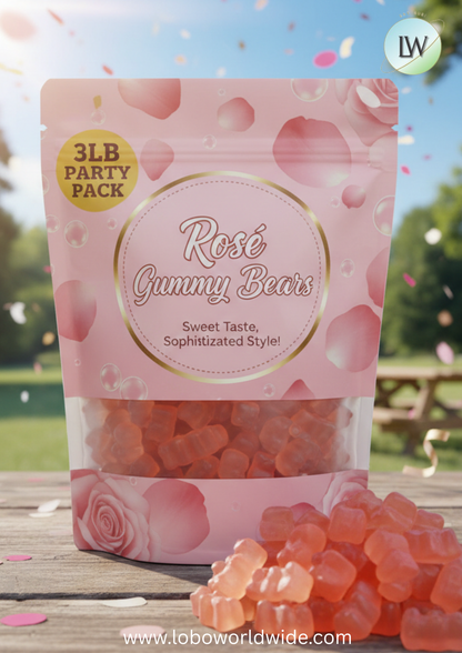 Rosé Gummy Bears(Various Sizes)