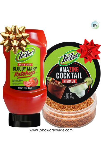 Zing Zang Stocking Stuffer Bundle | Bloody Mary Ketchup + Bloody Mary Rim Salt